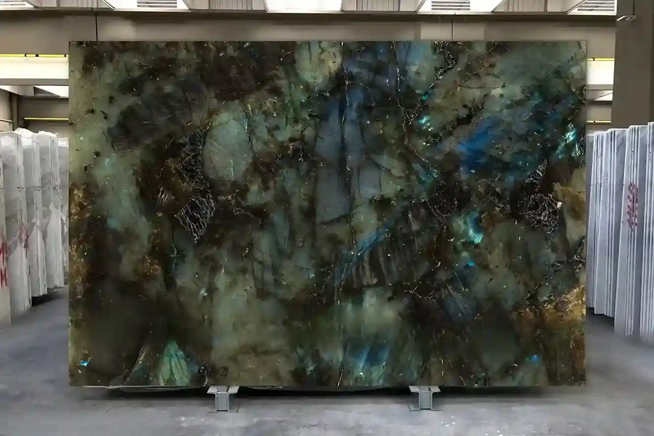 Đá tự nhiên Quartzite Q035 - Lemurian Blue