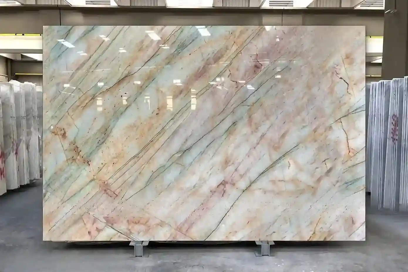 Đá tự nhiên Quartzite Q041 - Aurora Borealis