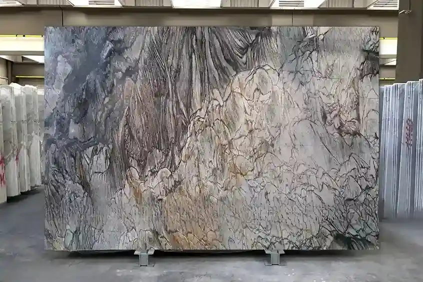 Đá tự nhiên Quartzite Q056 - Mandala Black