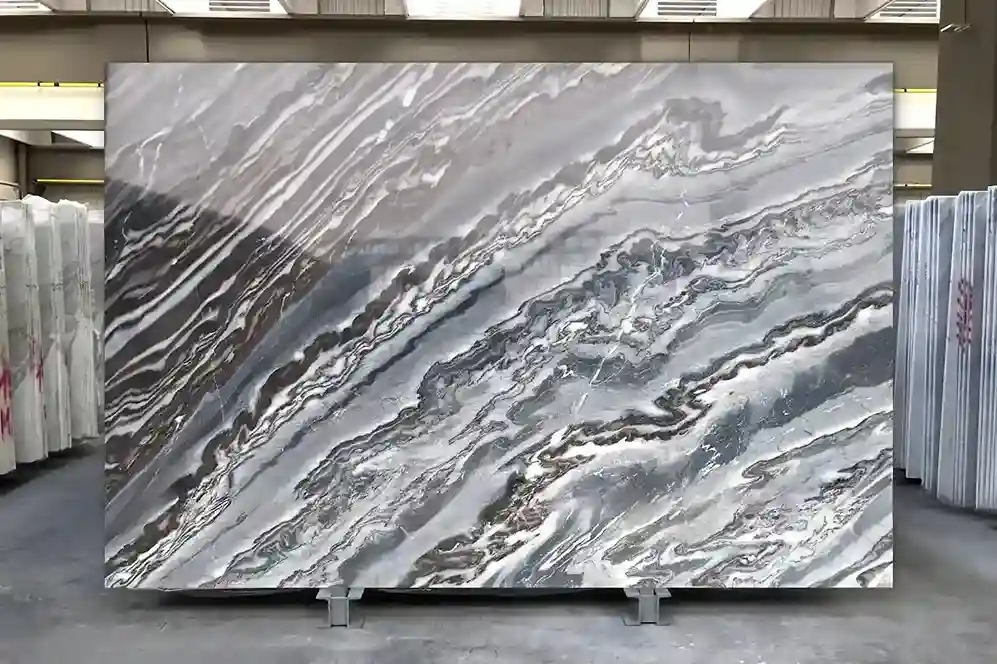 Đá tự nhiên Marble M028 - Mercury Black