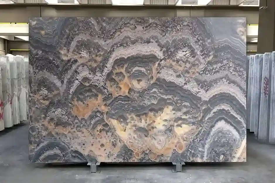 Đá xuyên sáng Onyx X002 - Brown Onyx