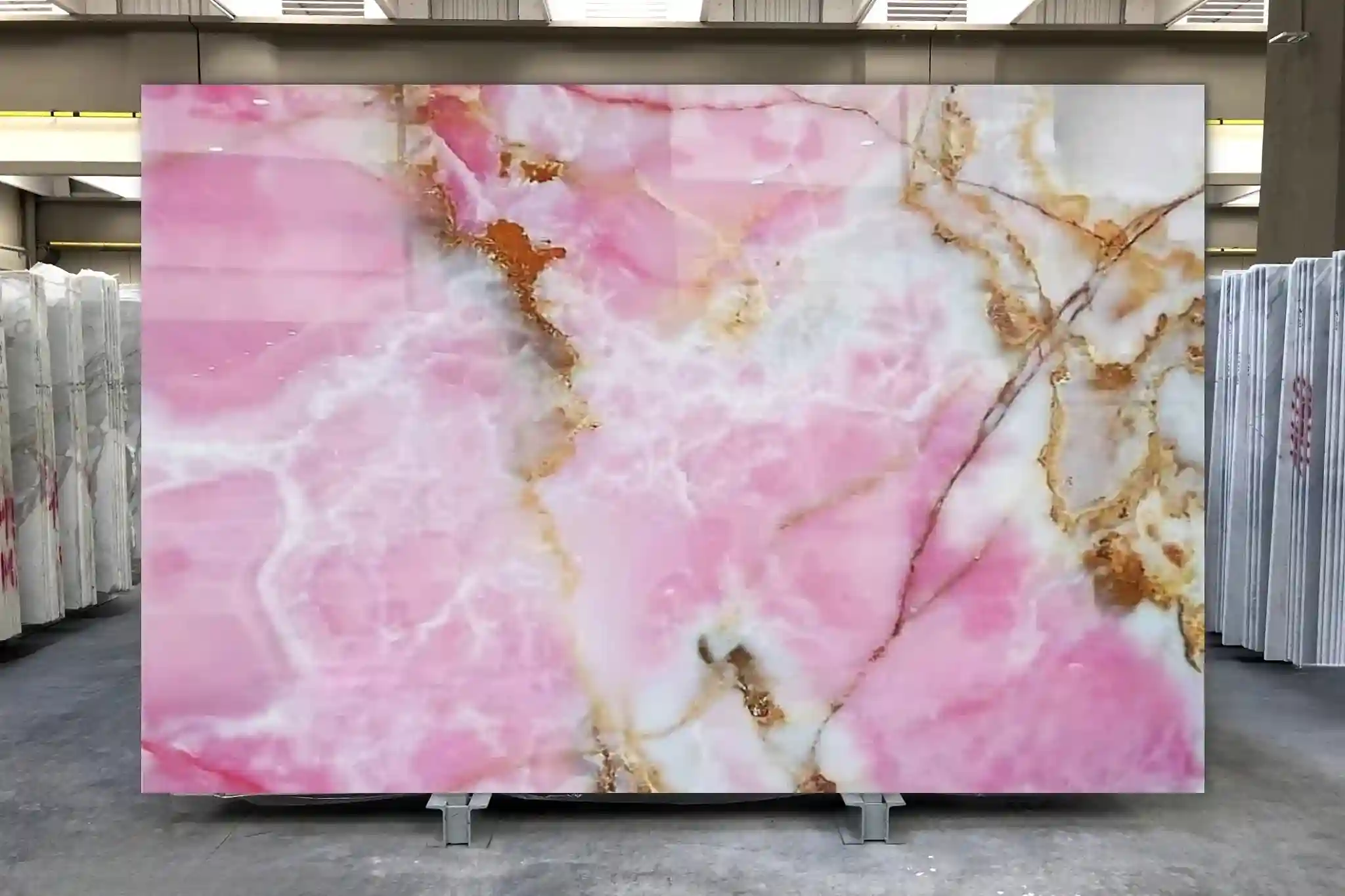 Đá xuyên sáng Onyx X012 - Onyx Pink